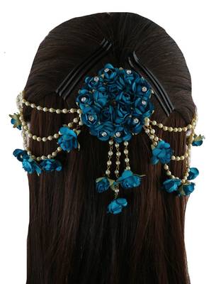 Blue hair-accessories 2
