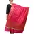 Women's pink Banarasi Kora Silk Zari Dupatta