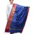 Women's blue Banarasi Kora Silk Zari Dupatta
