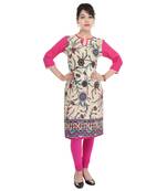 Women multicolor Printed Straight Kurta