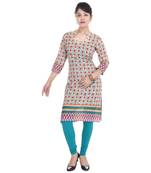 Women multicolor Printed Straight Kurta