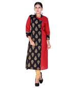 Women multicolor Printed Straight Kurta