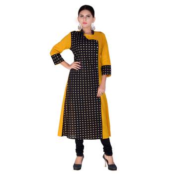 Women multicolor Printed A-line Kurta 1