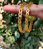 Ethnic  Gold Plated Designer Bangle Set Of 2