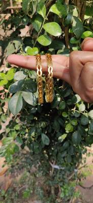 Ethnic  Gold Plated Designer Bangle Set Of 2 5