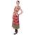 Women Red Printed A-line Kurta
