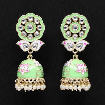 Green Jhumkas 2
