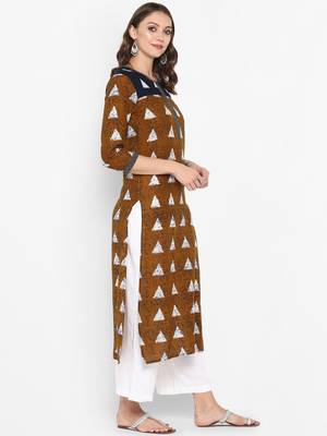 Women multicolor Printed Straight Kurta 2