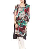 Multicolor Printed Georgette Party Wear Kurti