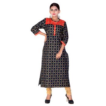 Women multicolor Printed Straight Kurta 1
