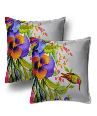 Multicolour Double Bed Sheet With Pillow Cover 2