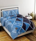 Multicolour Double Bed Sheet With Pillow Cover