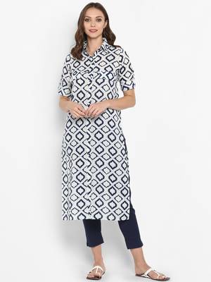 Women multicolor Printed Straight Kurta 1