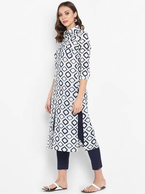 Women multicolor Printed Straight Kurta 3
