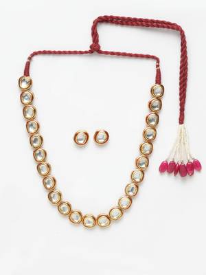 Red crystal necklace-sets 5