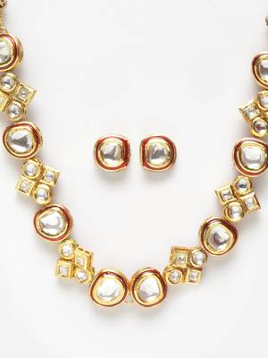 Red Crystal Necklace Sets 4