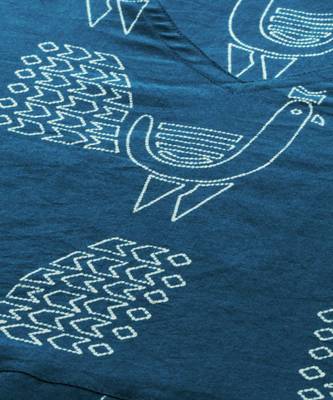 Women Teal Quirky A-Line Cotton Kurta 4