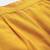 Mustard Solid Cotton Slub Pant