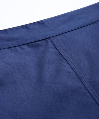 Persian Blue Solid Cotton Lycra Pant 4