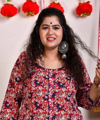 Navy Blue Floral Rayon Kurta with Navy Blue Rayon Pant 2