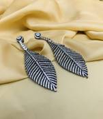 Black zircon   earrings