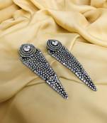 Black zircon   earrings