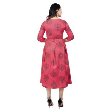 Light Pink Printed Kurta 2