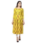 Light Green Printed Kurta