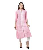 Pink Embroidererd Kurta