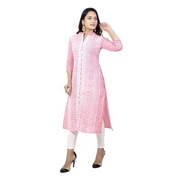 Pink Embroidererd Kurta 3