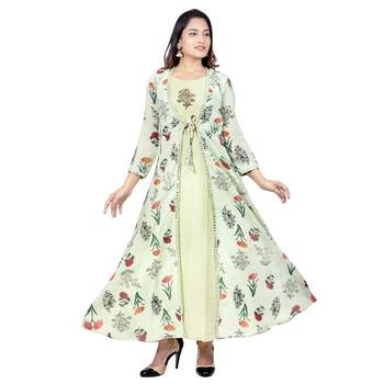 Light Green Printed Kurta 1