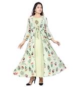 Light Green Printed Kurta
