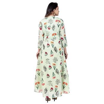 Light Green Printed Kurta 2