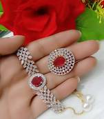 Red diamond jewellery-combo