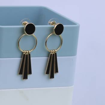 Exclusive Gold Plated Charm Party Wear Dangle Earring For Women Girl 3