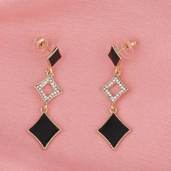 Elegant Gold Plated Party Wear Fancy  Dangle Earring For Women Girl 1