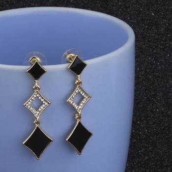 Elegant Gold Plated Party Wear Fancy  Dangle Earring For Women Girl 4