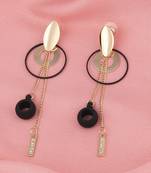 Exclusive Gold Plated Charm Long  Dangle Earring For Women Girl