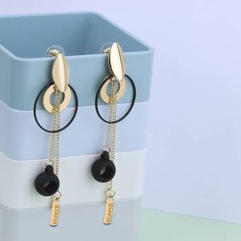 Exclusive Gold Plated Charm Long  Dangle Earring For Women Girl 3