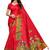 Women's Red Printed Art Silk Saree With Blouse