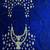 Blue Embroidered Velvet Semi Stitched Lehenga