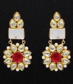 Maroon Danglers Drops