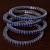 Rhodiuim Plated Sapphire Stone Plated Designer Bangles BD421