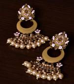Meenakari Worked and Pearl Embellished Danglers 217ED240