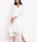 White Schiffli Kurta