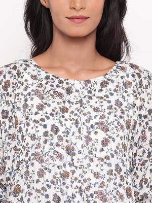 Multi Floral Cuff Kurta 5