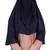 Plain 3 Layer Hijab Style Diamond Georgette Arabian Niqab Veil Scarf For Women