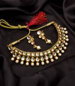 White cubic zirconia chokers