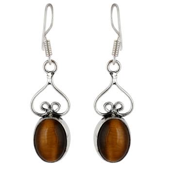 brown quartz earrings 1