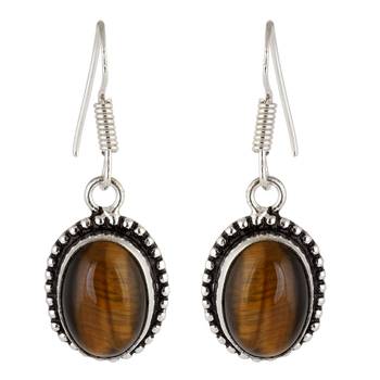 brown quartz earrings 1
